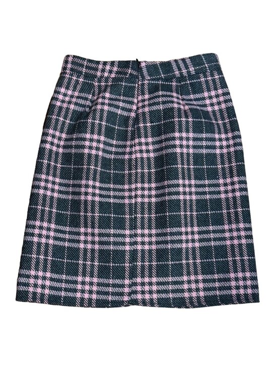 Downeast Basics Dresses & Skirts - Downeast Basics Pink Plaid Skirt Sz 6 Wool Blend Lined Above the Knee Womens